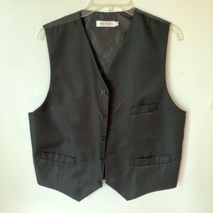 Formal black vest